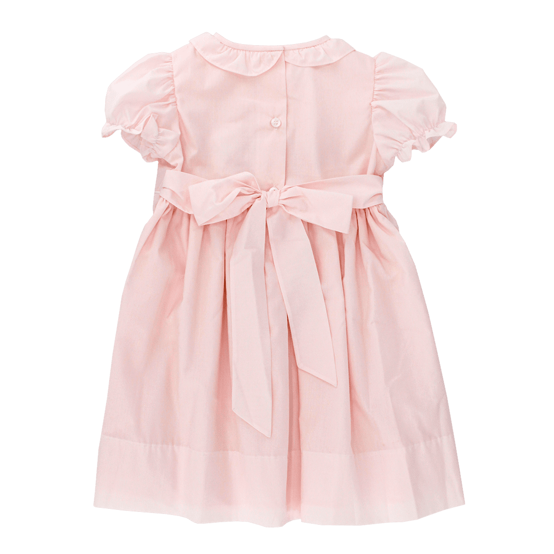 blue dress for baby girl Clover Cottage Smocked Birthday Dress – Leopardbaby Boutique