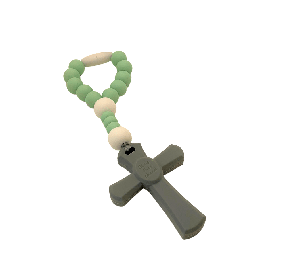 The Little Flower Gift Shop The Little Flower Gift Shop Beads Of Grace Decade Teething Rosary - Little Miss Muffin Children & Home
