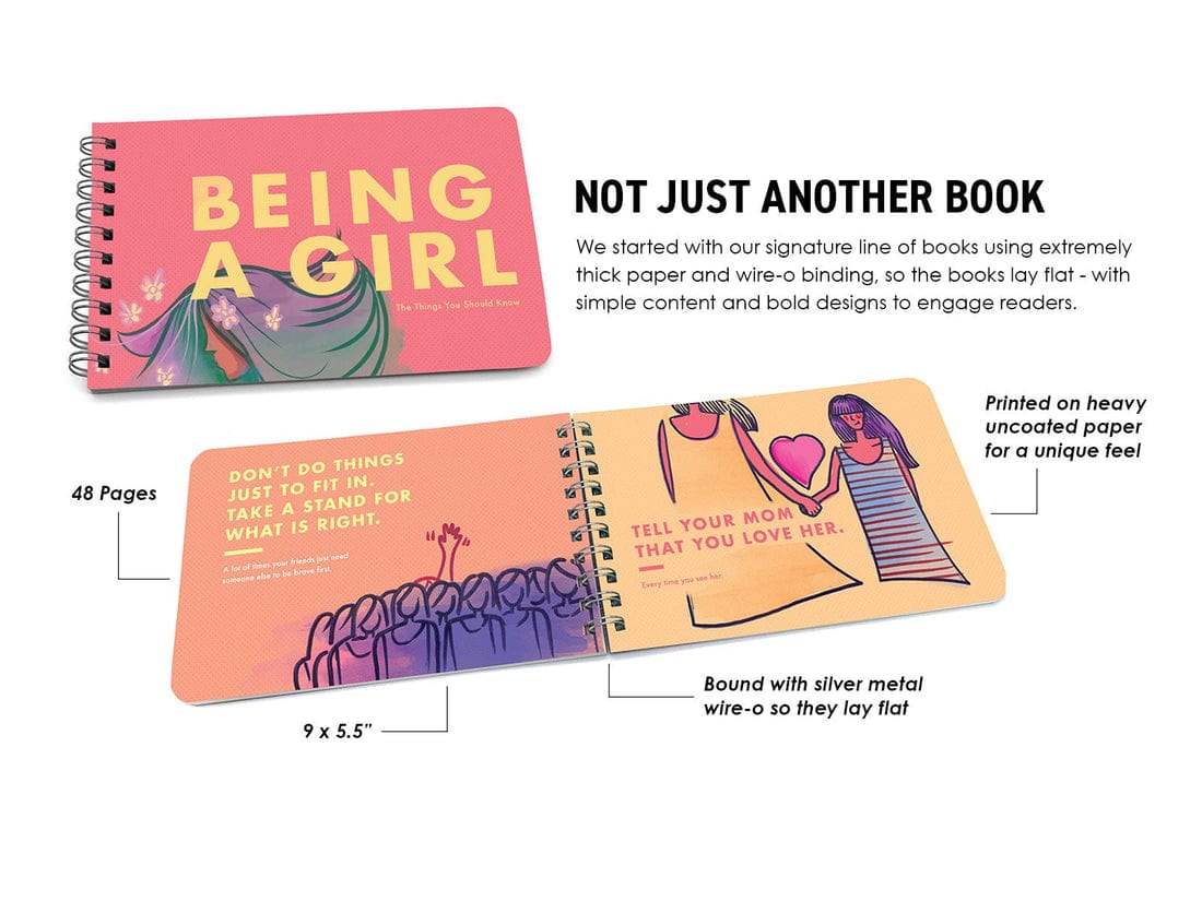 PS - Papersalt Being a Girl - Inspirational Book for Young Girls - Little Miss Muffin Children & Home
