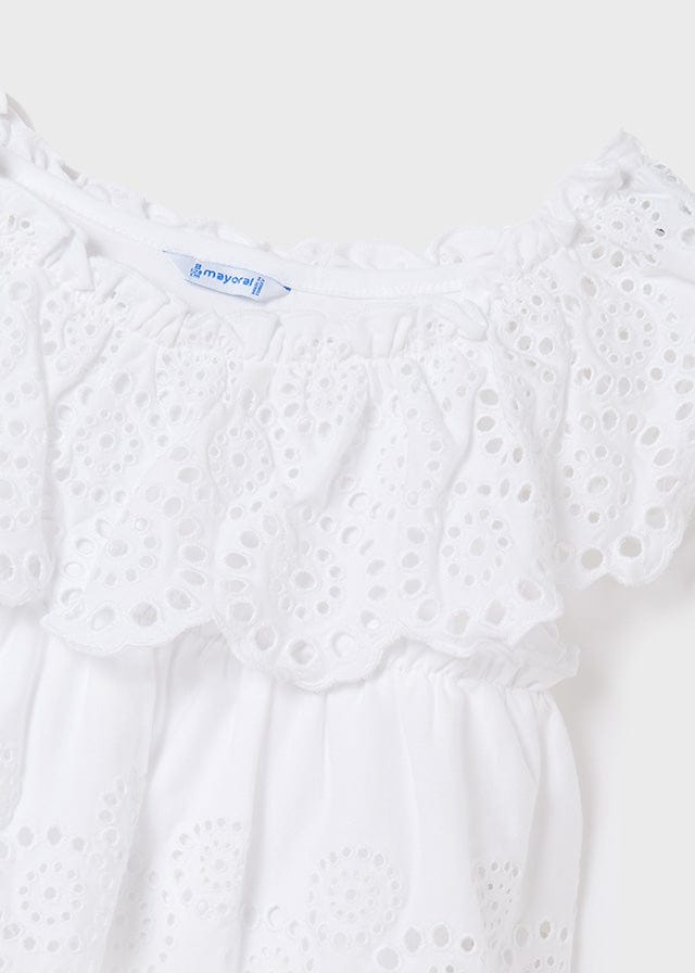 Mayoral Usa Inc Mayoral Usa Inc Eyelet Blouse - Little Miss Muffin Children & Home
