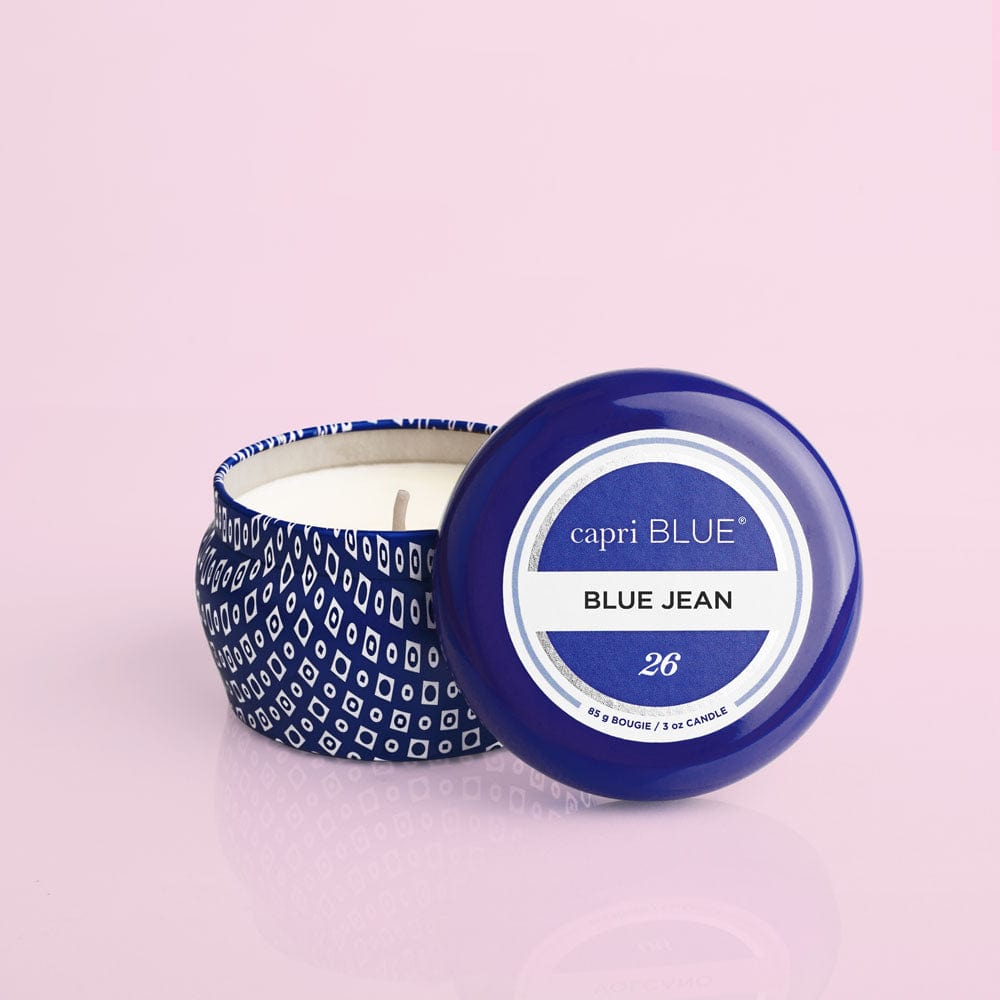 Capri Blue - Capri Blue Blue Jean Travel Tin Mini (3OZ) - Little Miss Muffin Children & Home