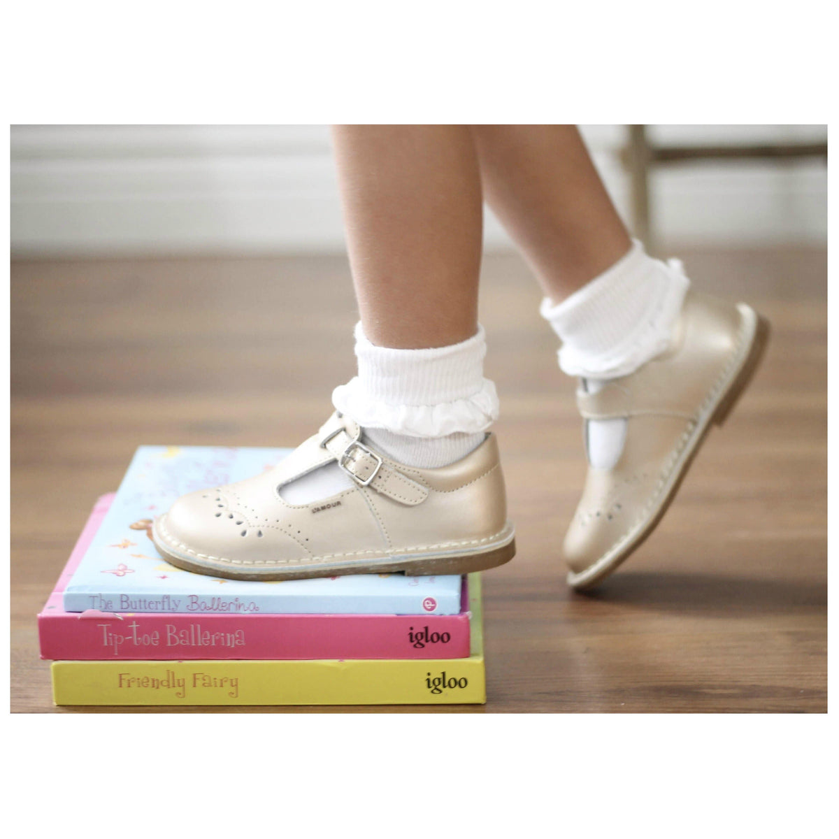 L'amour - L'Amour Ruthie Stitched Mary Jane - Little Miss Muffin Children & Home