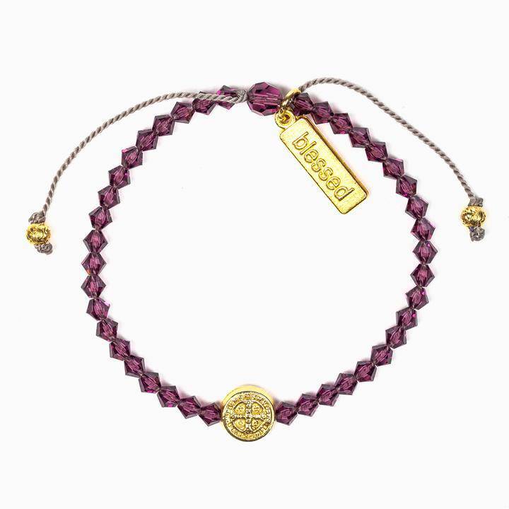 My Saint My Hero - My Saint My Hero Birthday Blessing Bracelet - Little Miss Muffin Children & Home