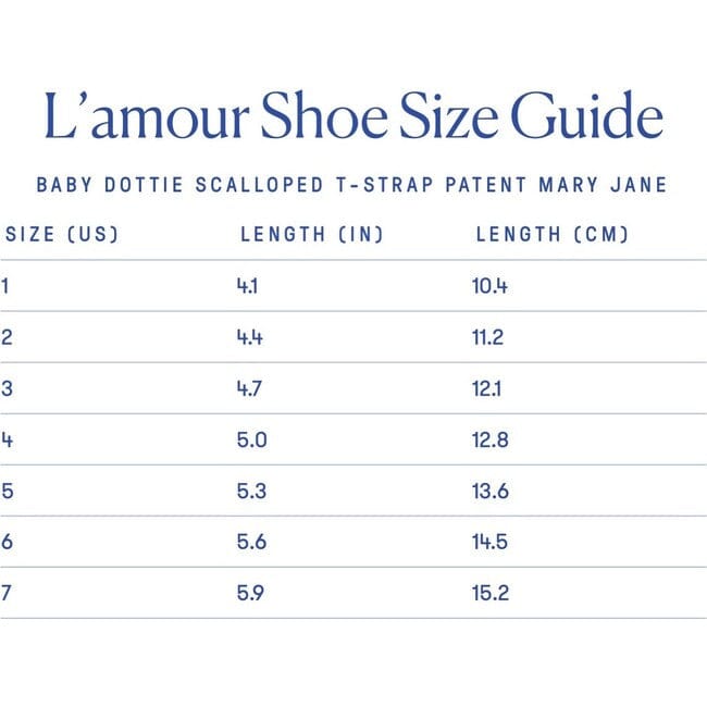 L'amour L'amour Baby Dottie Scalloped T-Strap Metallic Mary Jane - Little Miss Muffin Children & Home