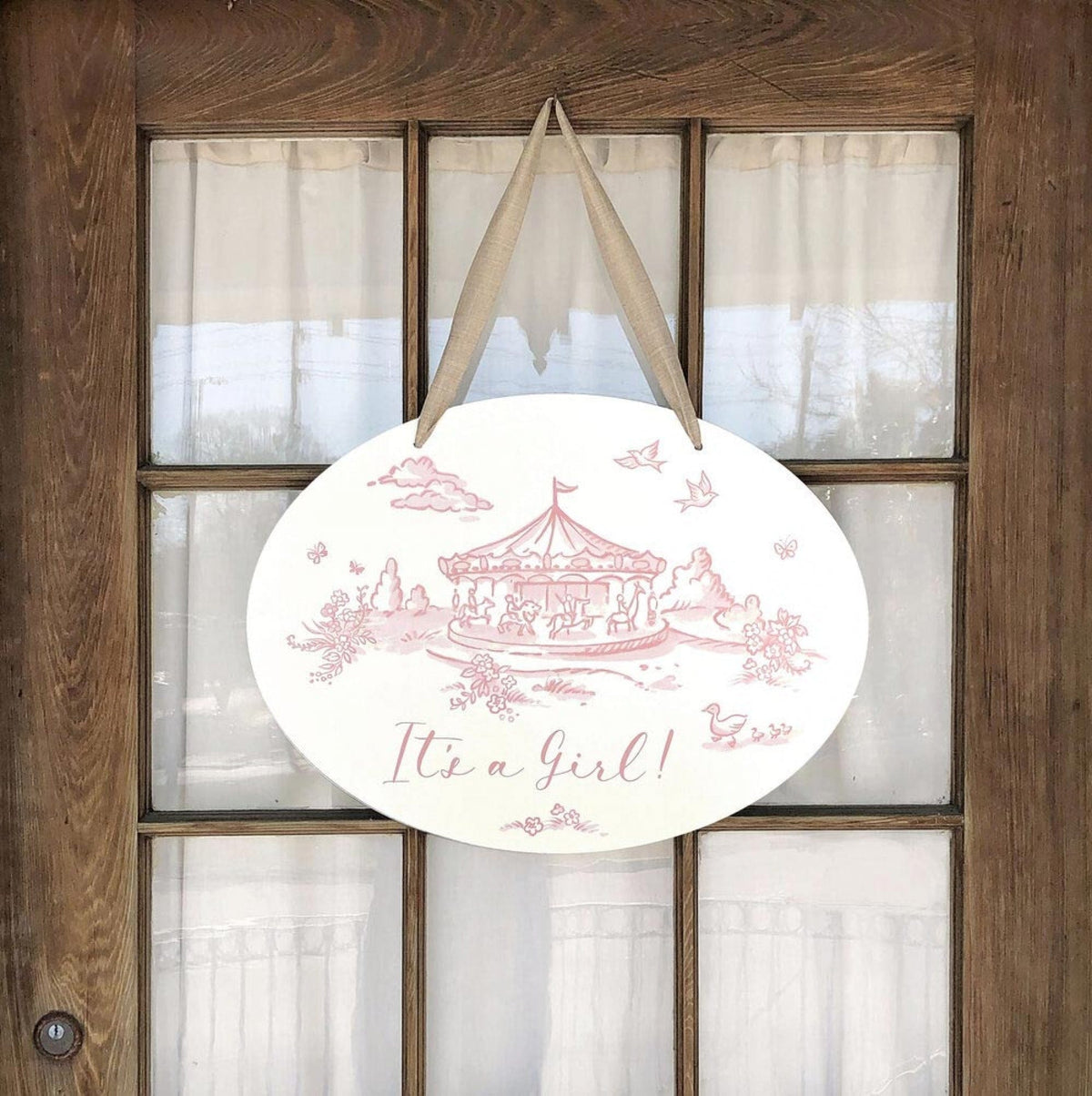 MSN - Maison Nola Maison Nola Reversible Boy/Girl Door Hanger - Little Miss Muffin Children & Home