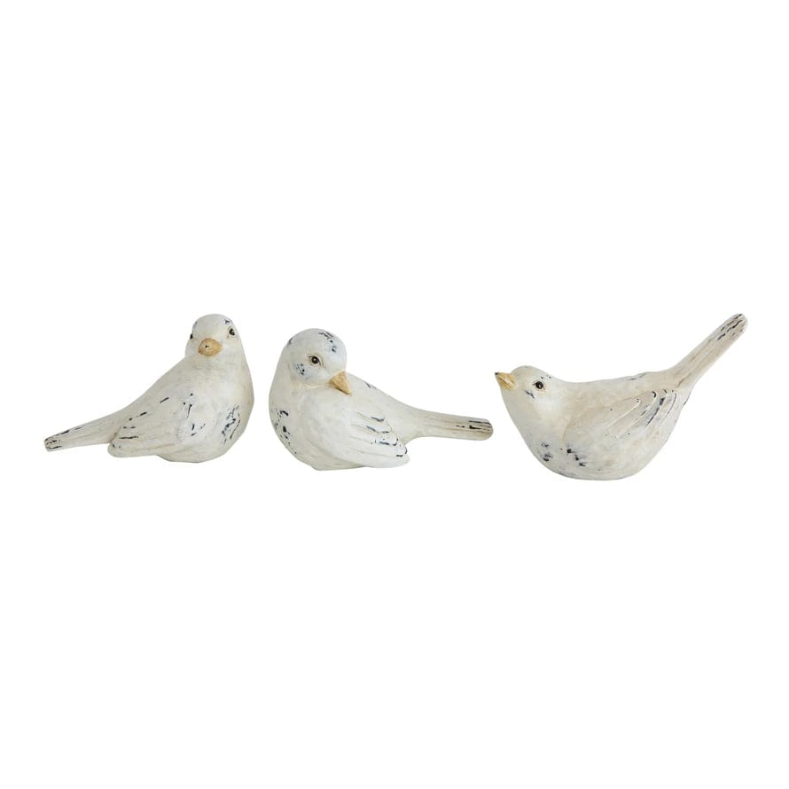 Creative Co-op Creative Co-op Distressed Resin Bird - Little Miss Muffin Children & Home