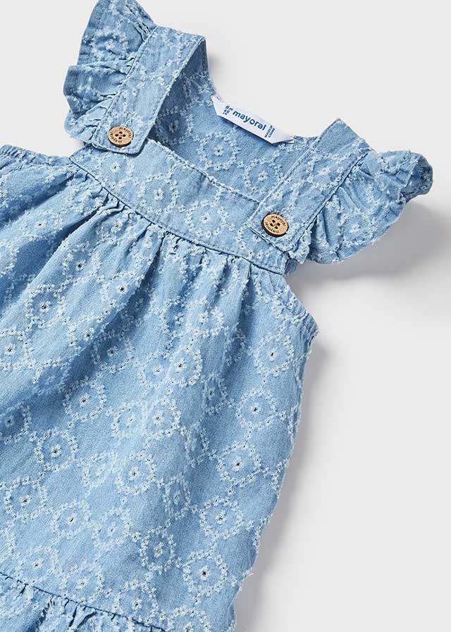 mayoral denim dress Mayoral Denim Zipper Dress