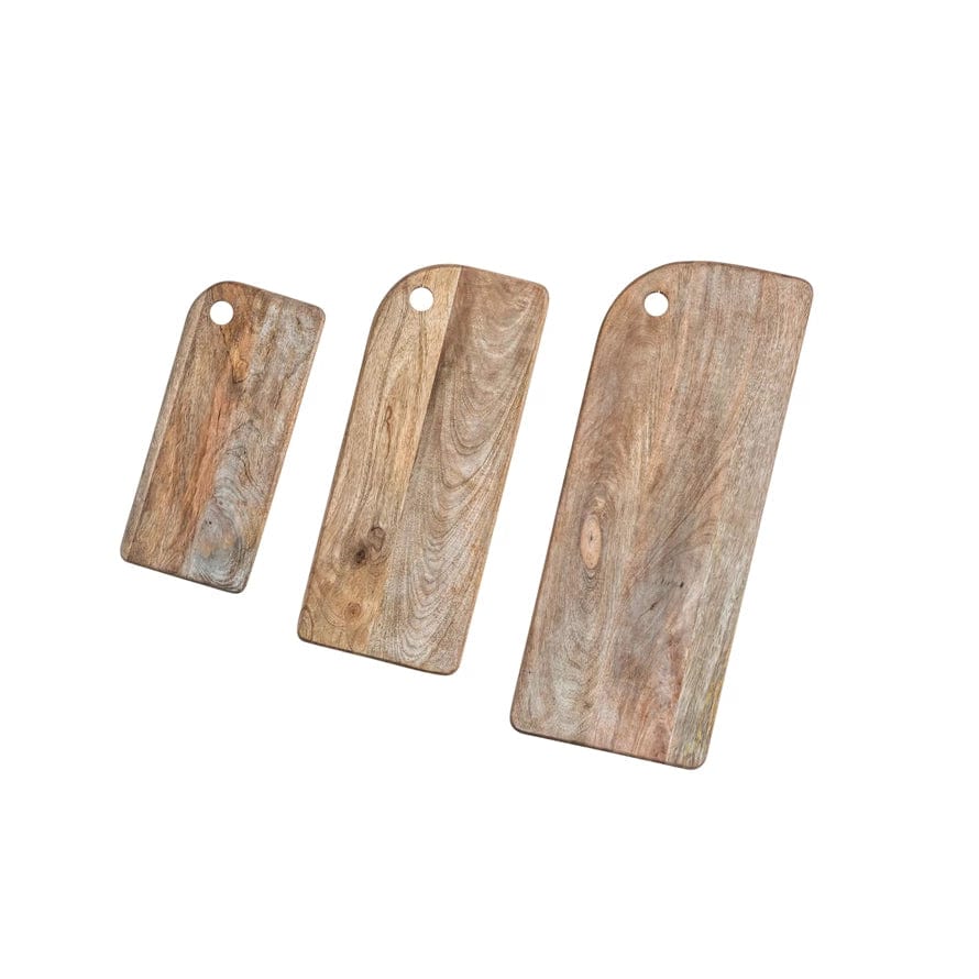 Creative Co-op Creative Co-op Mango Wood Cheese/Cutting Boards, Set/3 - Little Miss Muffin Children & Home