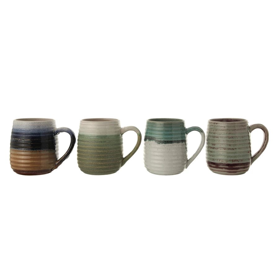 CCO - Creative Co-op Creative Co-op Stoneware Glazed Mug - Little Miss Muffin Children & Home