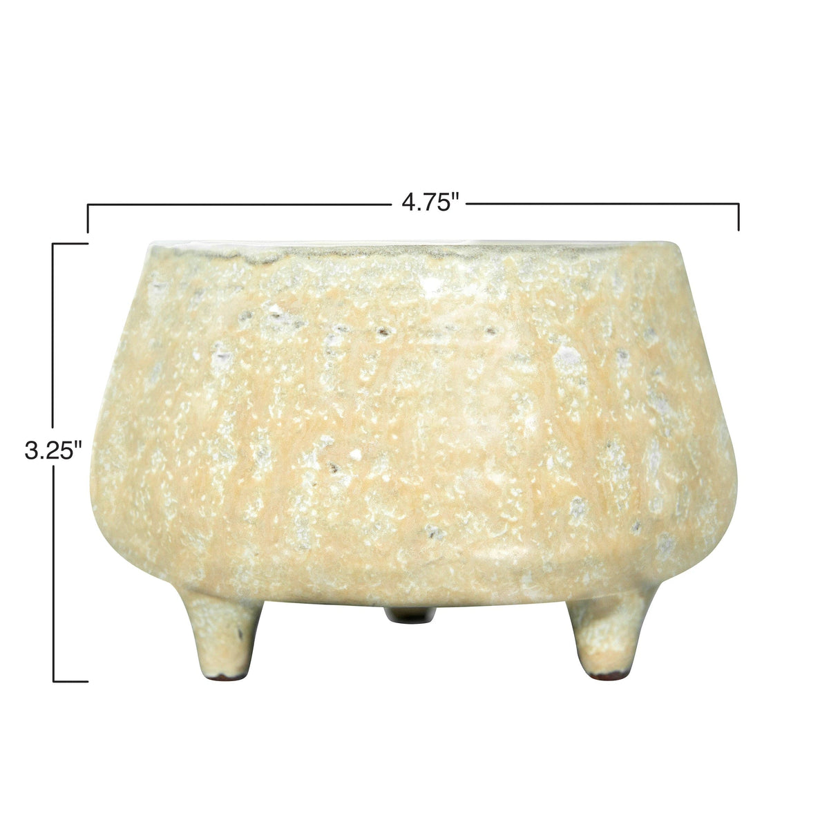 Creative Co-op Creative Co-op Stoneware Footed Planter - Little Miss Muffin Children & Home