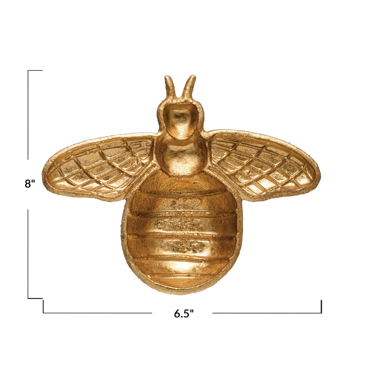 Creative Co-op Creative Co-op Decorative Cast Iron Bee Shaped Dish - Little Miss Muffin Children & Home