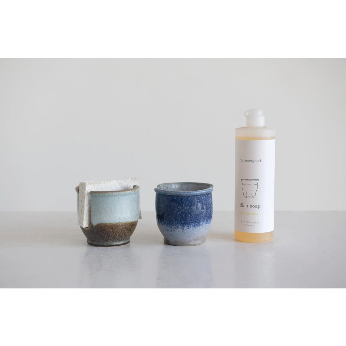 Creative Co-op Creative Co-op Stoneware Sponge Holder - Little Miss Muffin Children & Home