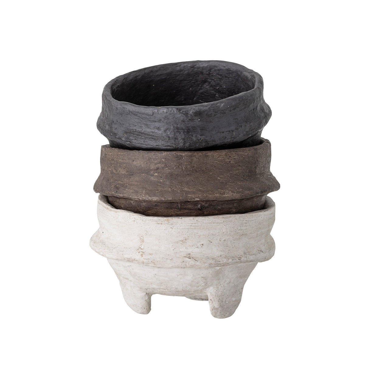 Creative Co-op Creative Co-op Decorative Paper Mache Footed Bowls - Little Miss Muffin Children & Home