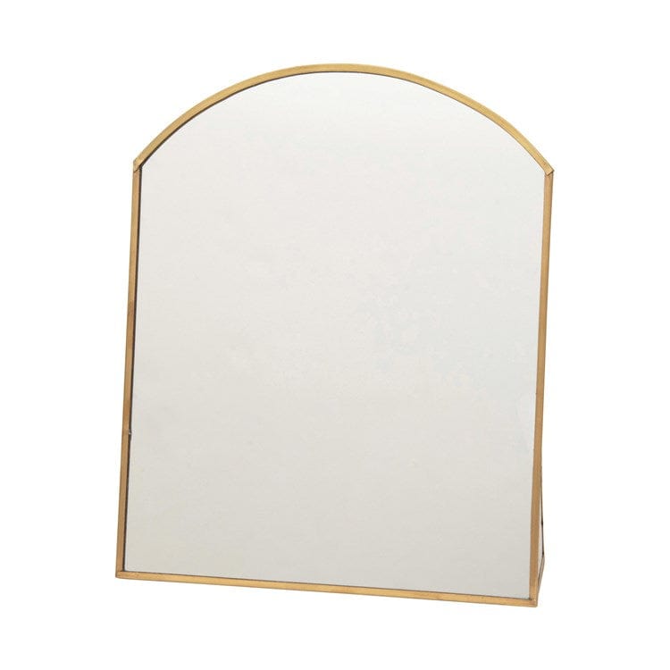 Creative Co-Op Creative Co-op Brass Framed Standing Mirror - Little Miss Muffin Children & Home