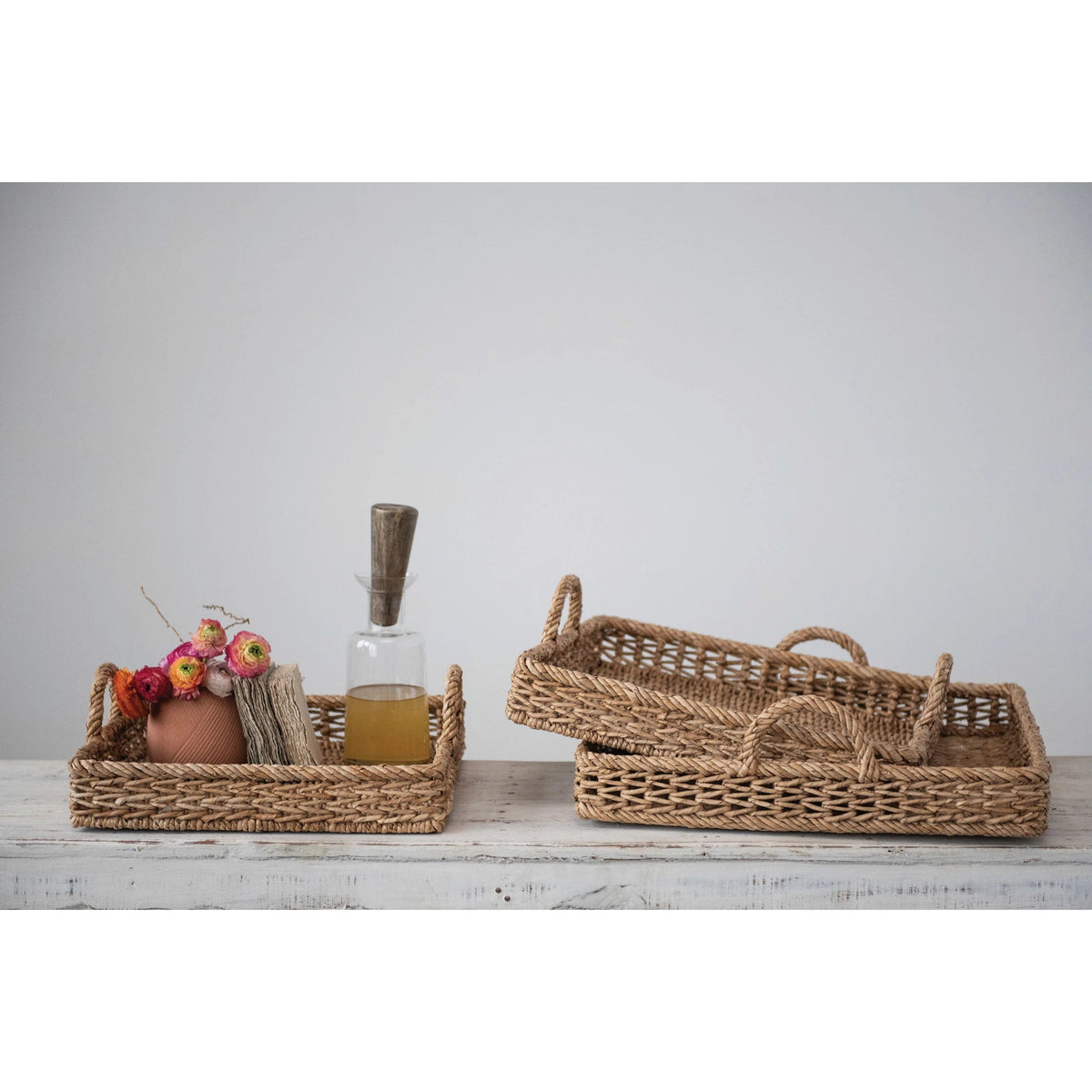 Creative Co-op Creative Co-op Glass Decanter with Mango Wood Stopper - Little Miss Muffin Children & Home