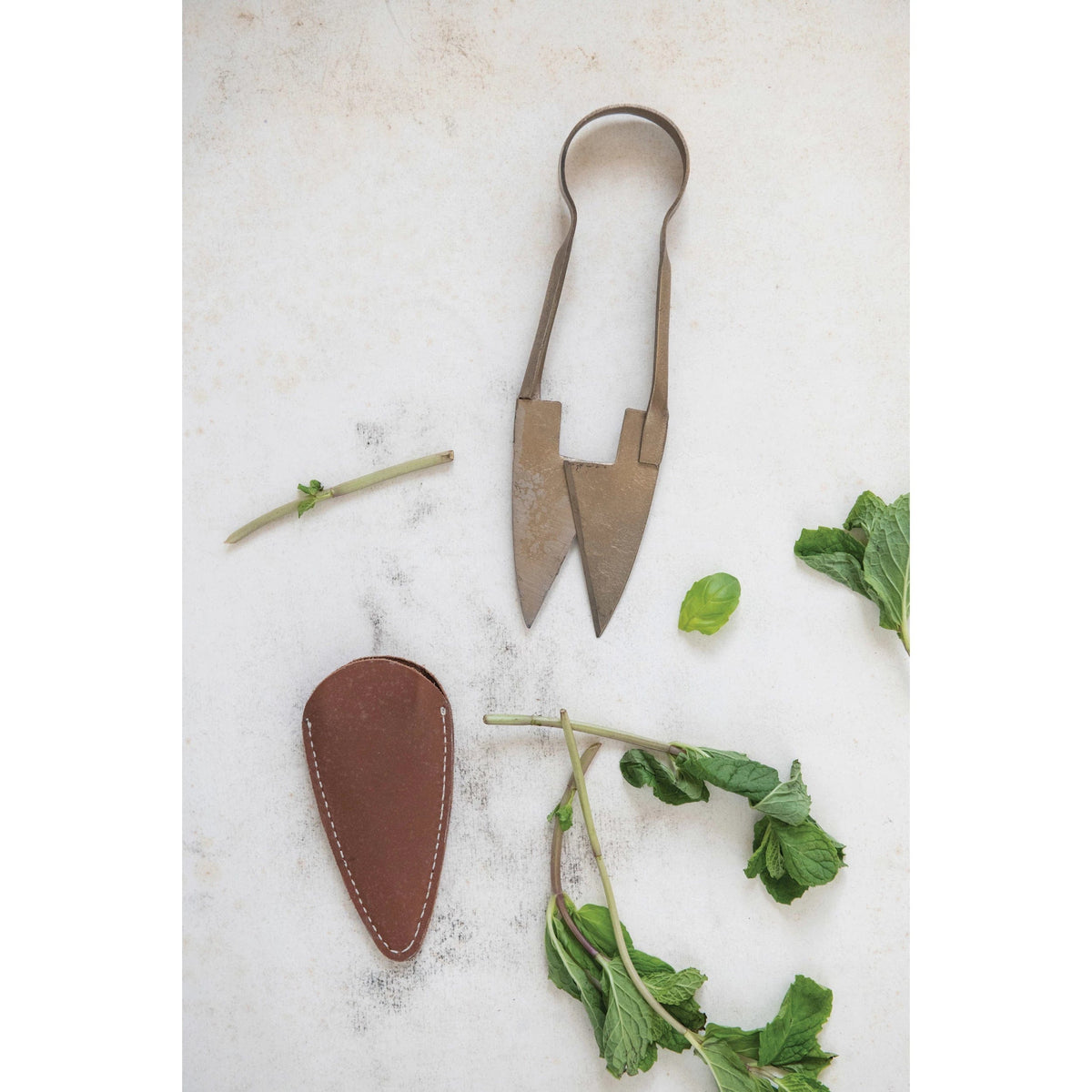 Creative Co-op Creative Co-op Garden Shears + Leather Case - Little Miss Muffin Children & Home