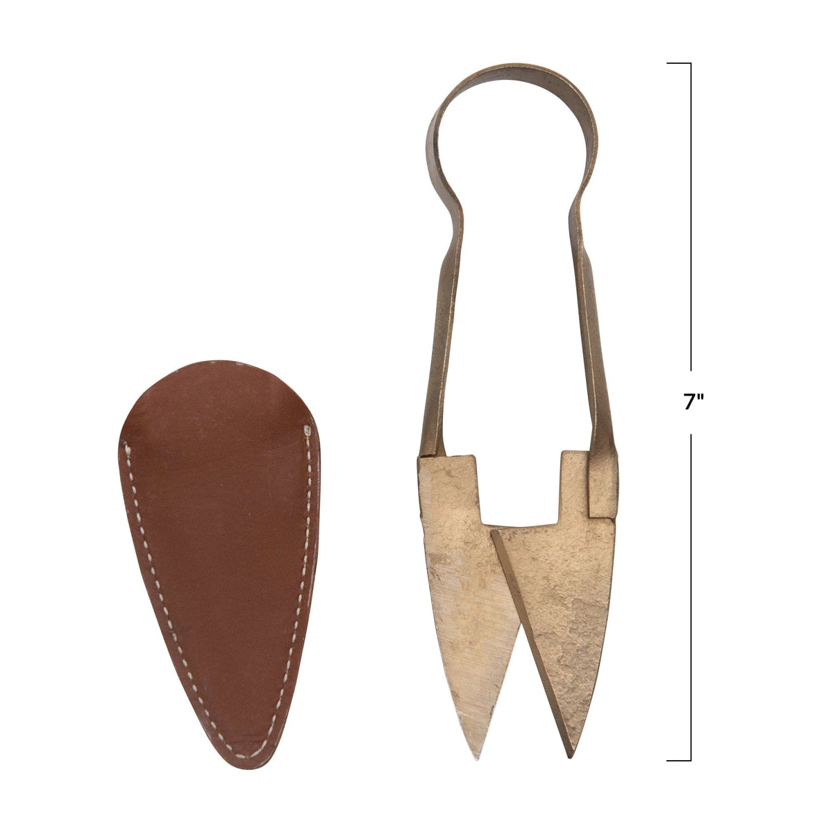 Creative Co-op Creative Co-op Garden Shears + Leather Case - Little Miss Muffin Children & Home