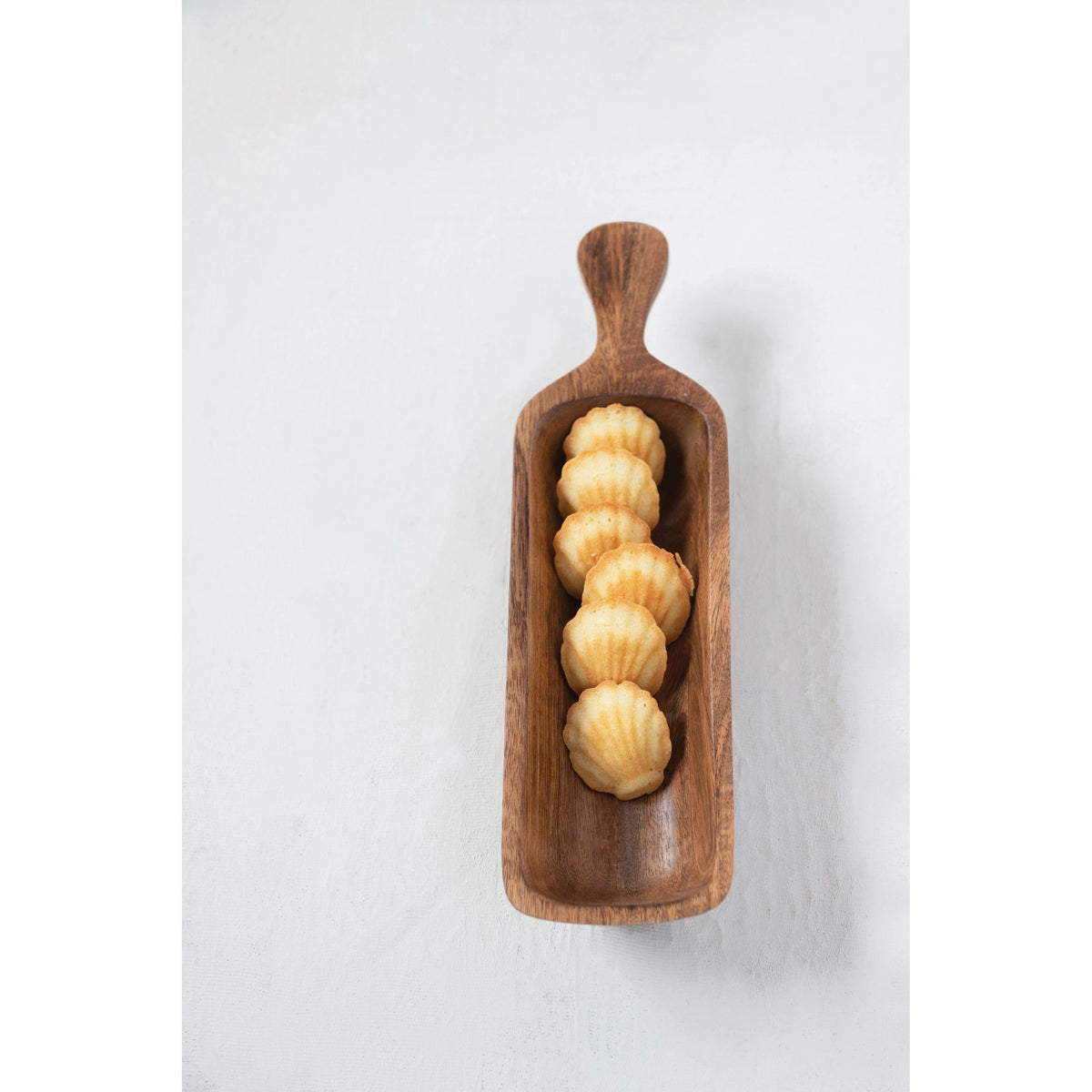 Creative Co-op Creative Co-op Wood Serving Bowl w/Handle - Little Miss Muffin Children & Home