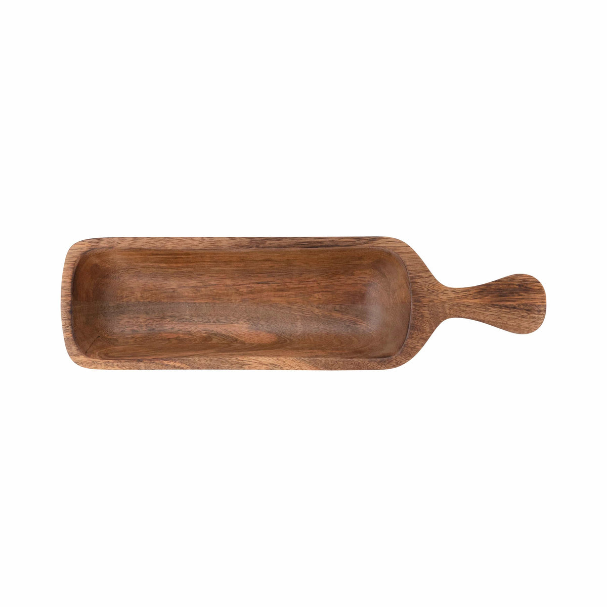 Creative Co-op Creative Co-op Wood Serving Bowl w/Handle - Little Miss Muffin Children & Home
