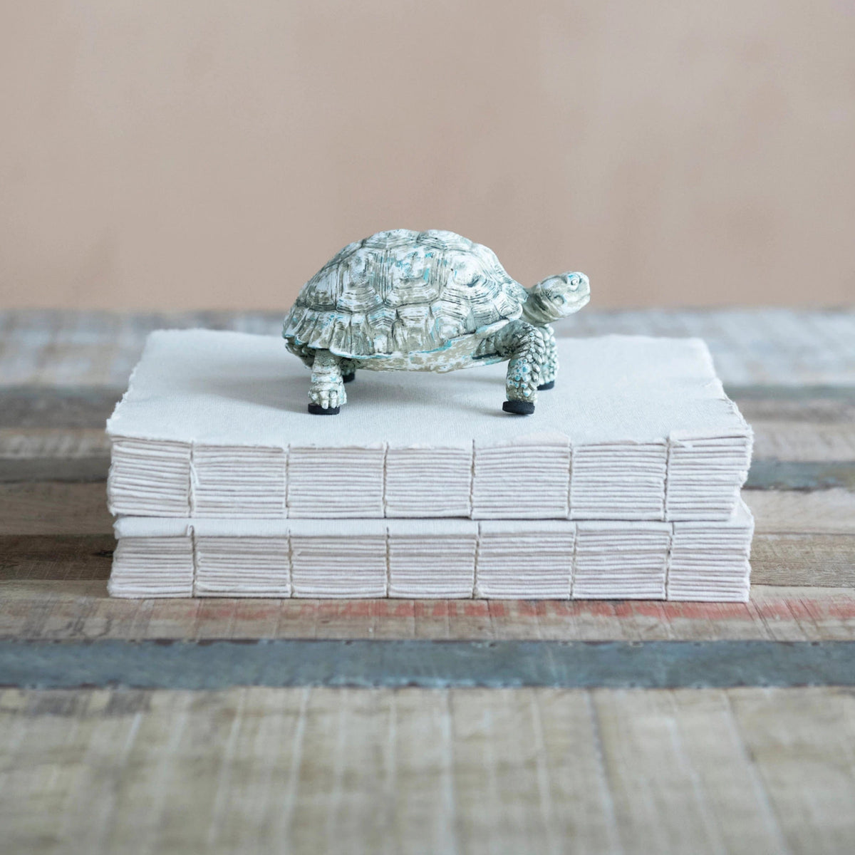 Creative Co-op Creative Co-op Resin Turtle, Distressed Verdigris - Little Miss Muffin Children & Home