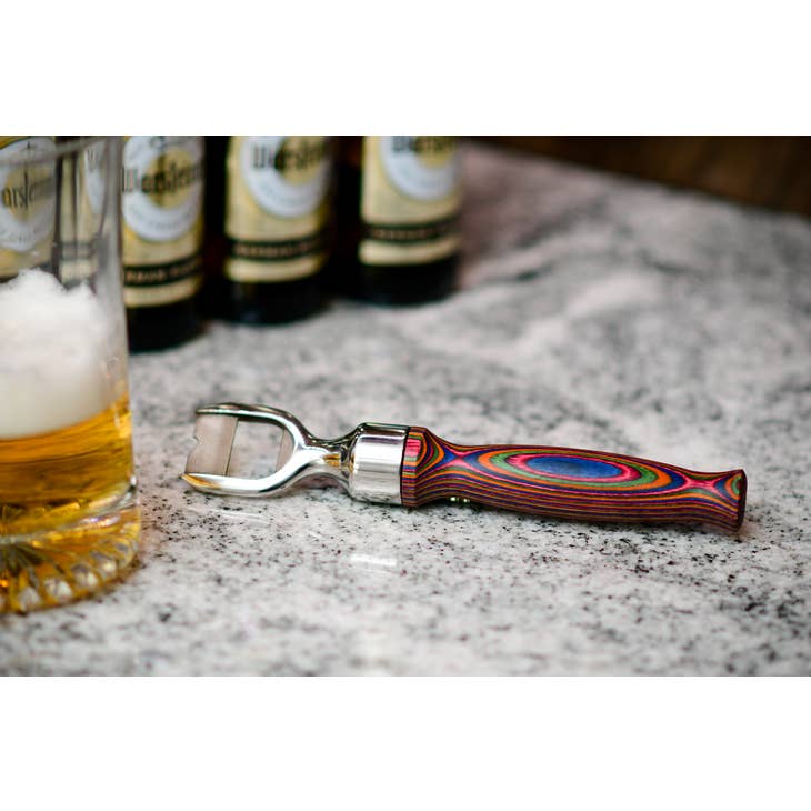 Island Bamboo Island Bamboo 8.5" Rainbow Bottle Opener - Little Miss Muffin Children & Home