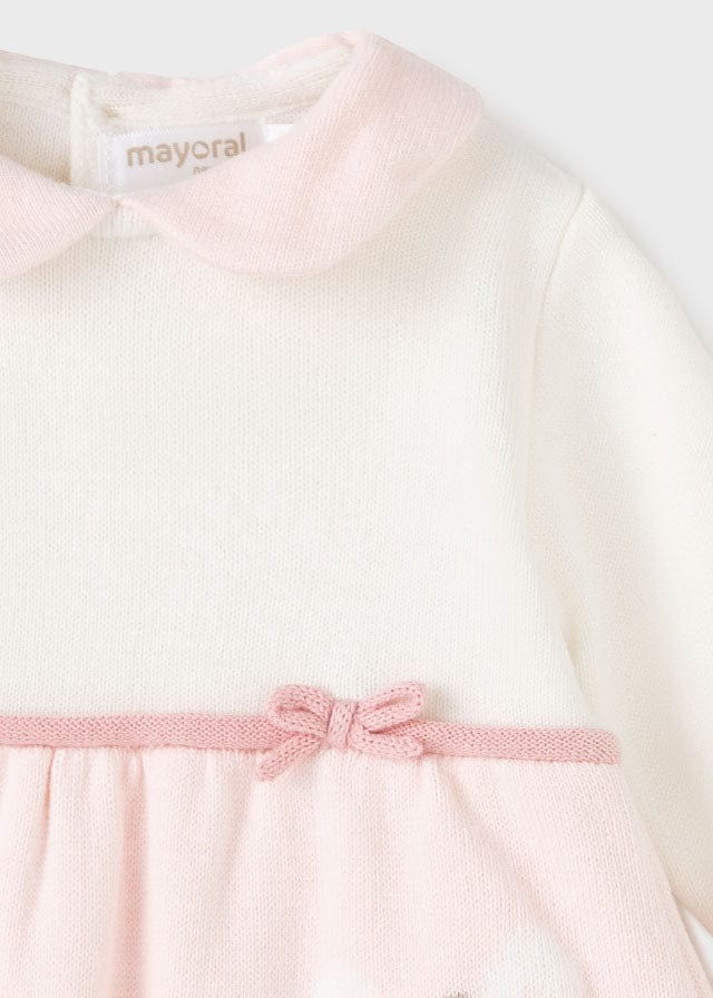 Mayoral Mayoral Ecofriends Knit Collared Teddy Dress - Little Miss Muffin Children & Home