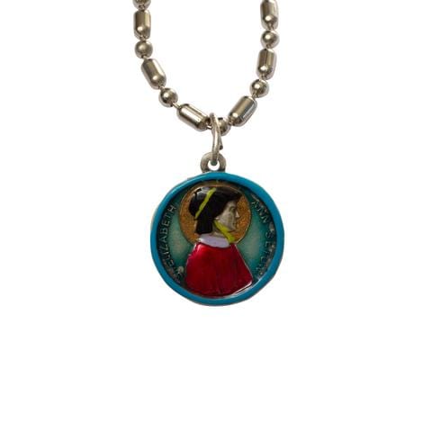 Saints for Sinners Saints for Sinners St. Elizabeth Seton Hand Painted Medallion - Little Miss Muffin Children & Home