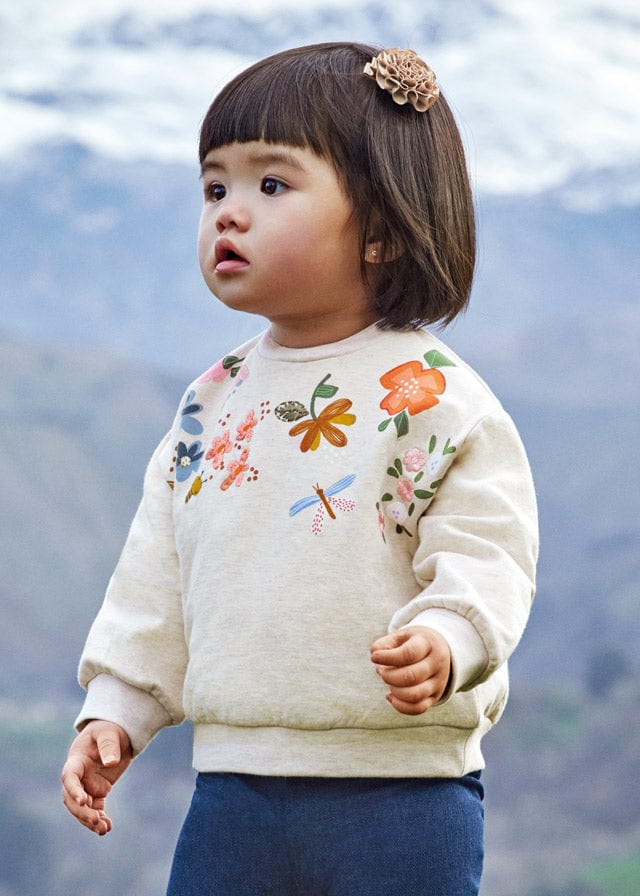 MAY - Mayoral Usa Inc Mayoral Flower Garden Sweatshirt - Little Miss Muffin Children & Home
