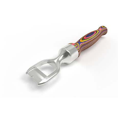 Island Bamboo 8.5" Rainbow Wood Bottle Opener