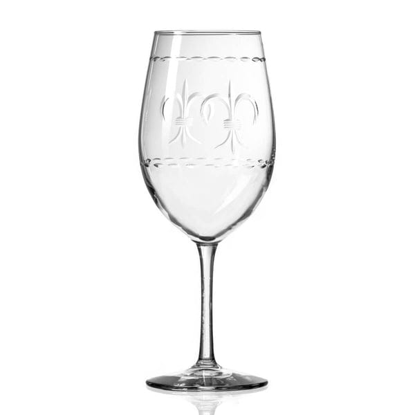 Rolf Glass Rolf Glass All Purpose Fleur De Lis Wine Glass - Little Miss Muffin Children & Home