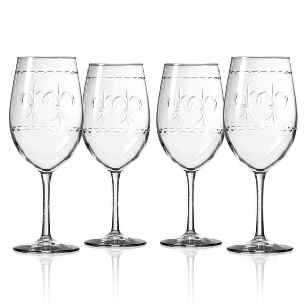 Rolf Glass Rolf Glass All Purpose Fleur De Lis Wine Glass - Little Miss Muffin Children & Home