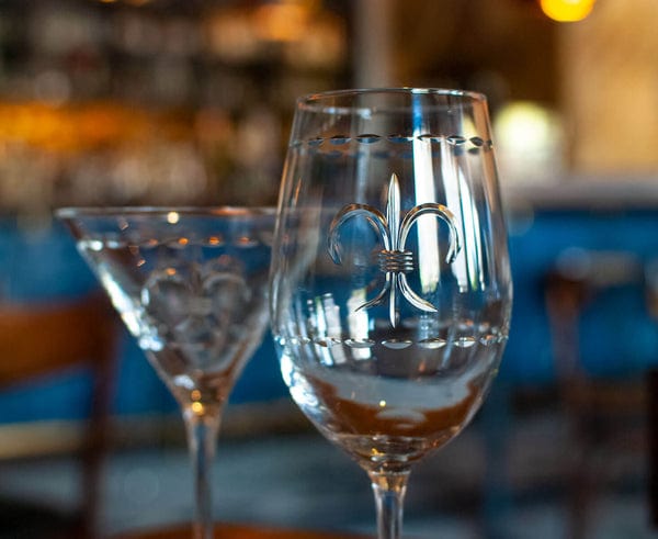 Rolf Glass Rolf Glass All Purpose Fleur De Lis Wine Glass - Little Miss Muffin Children & Home