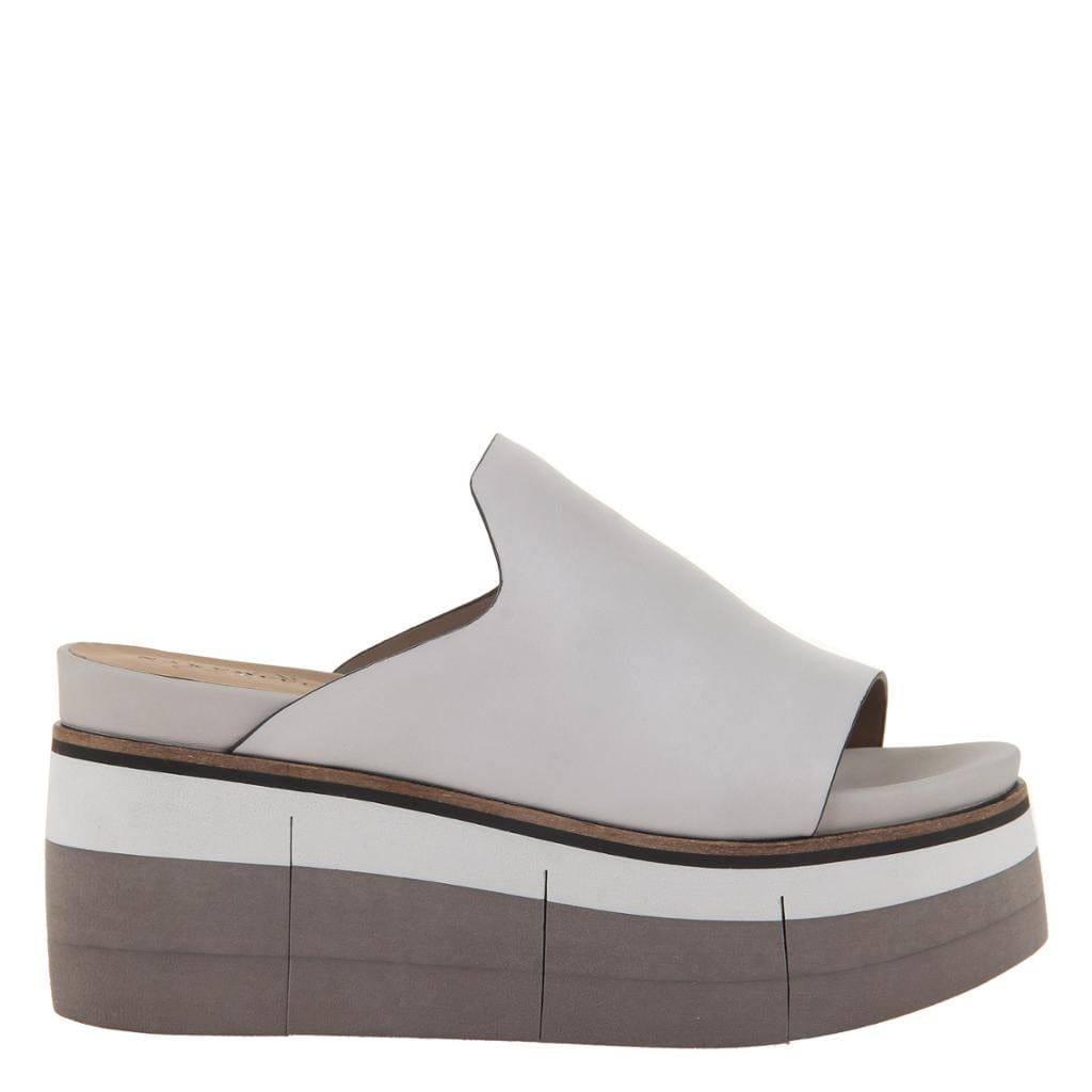Naked Feet Naked Feet Flow Slide Sandal in Mist Leather - Little Miss Muffin Children & Home