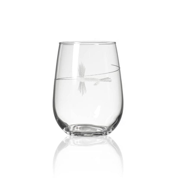 Rolf Glass Rolf Glass Fly Fishing Stemless Wine Glass - Little Miss Muffin Children & Home