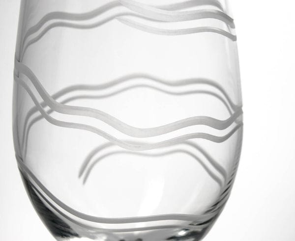 Rolf Glass Rolf Glass Good Vibrations Stemless Wine Glass - Little Miss Muffin Children & Home