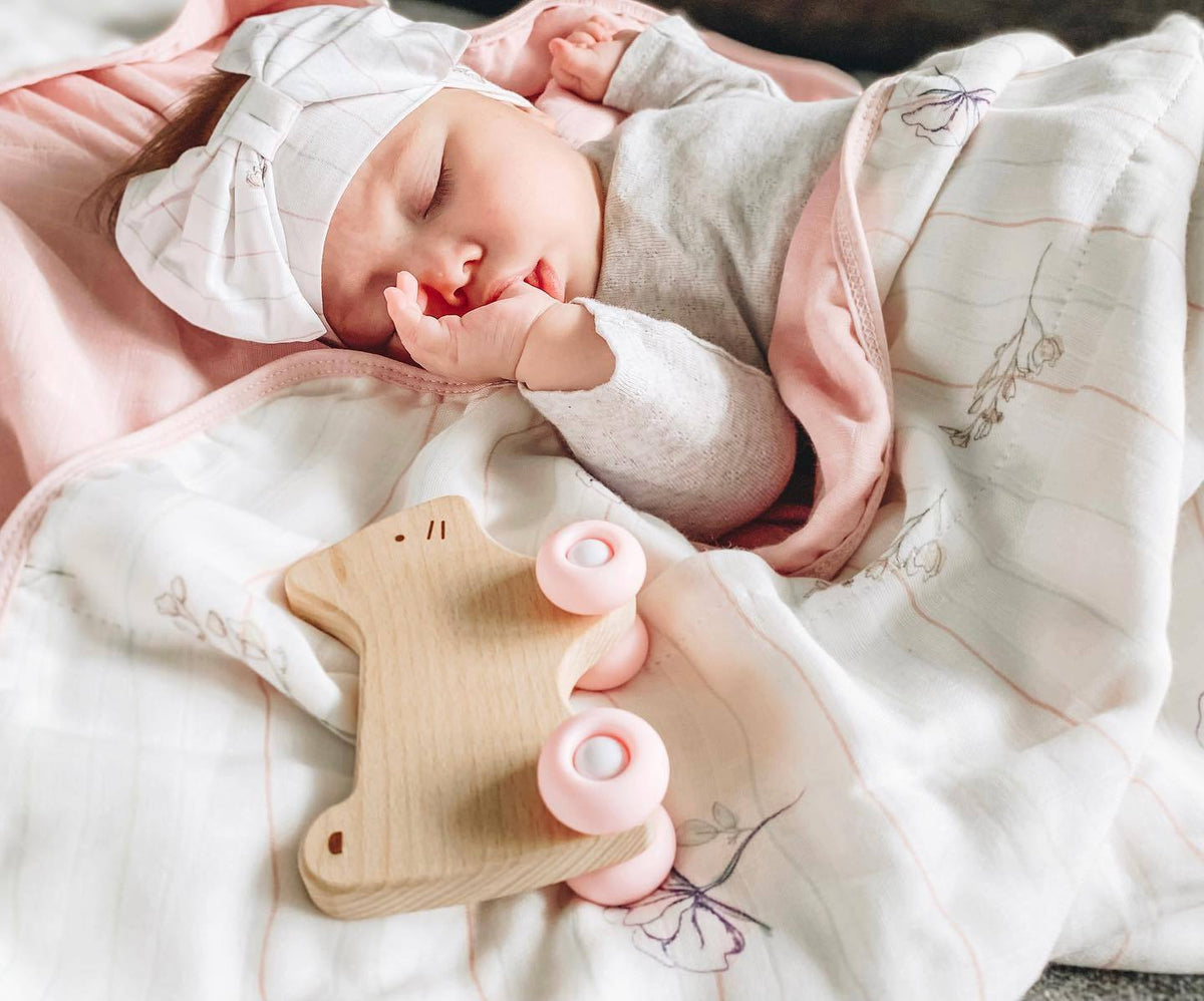 PLL - Goosewaddle + Pello Goosewaddle + Pello Silicone + Wood Teether Kitty - Little Miss Muffin Children & Home