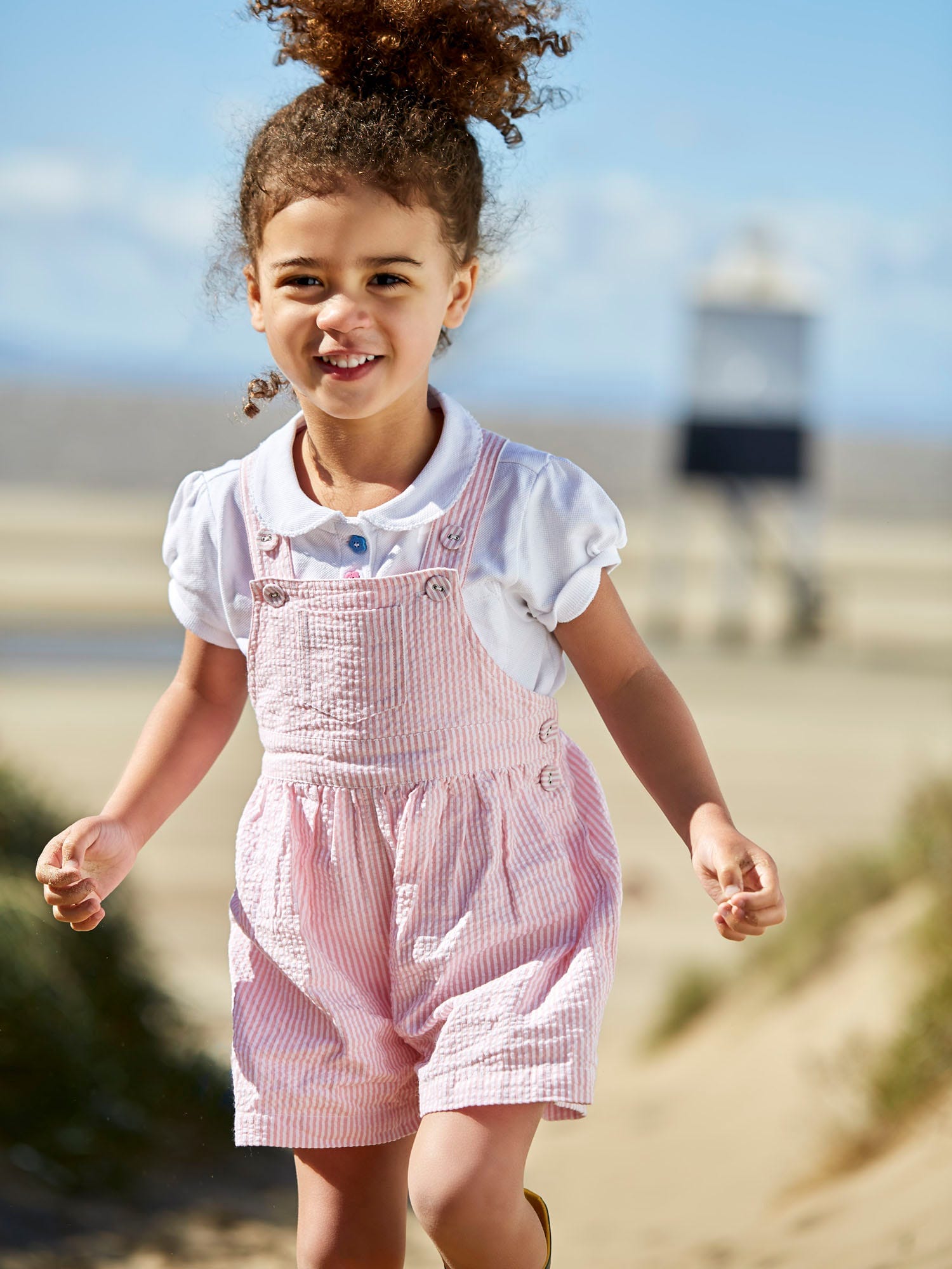 Little English | Little Girl's Polo Dress - Monogram Kids Clothes 12M