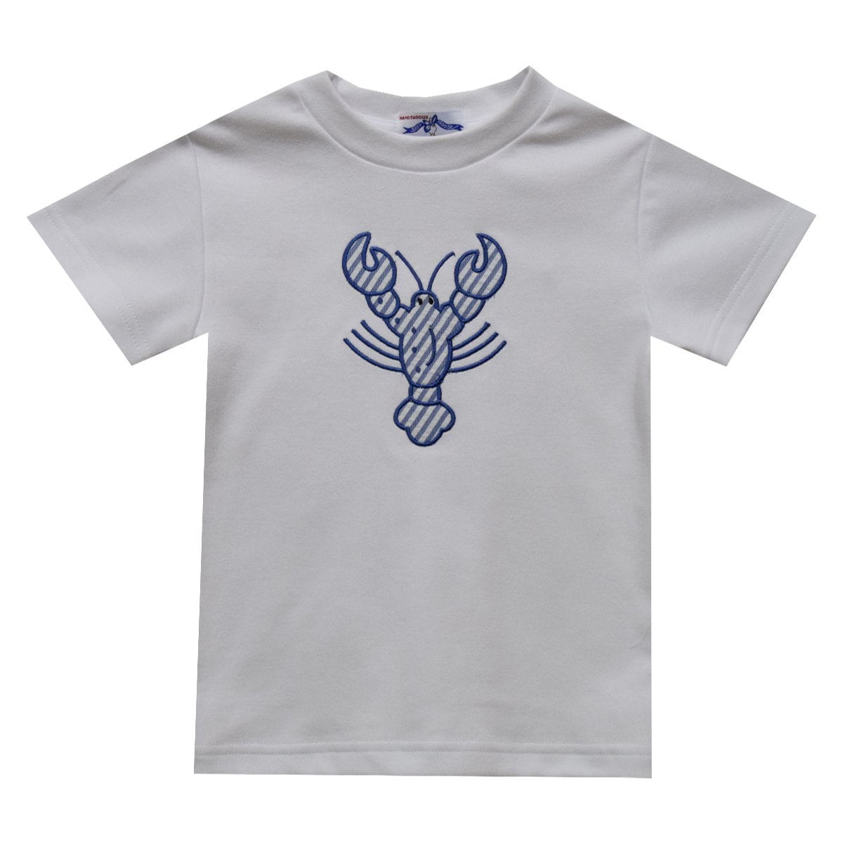 Vive La Fete Vive La Fete Boys Short Sleeve Lobster White Knit Tee - Little Miss Muffin Children & Home