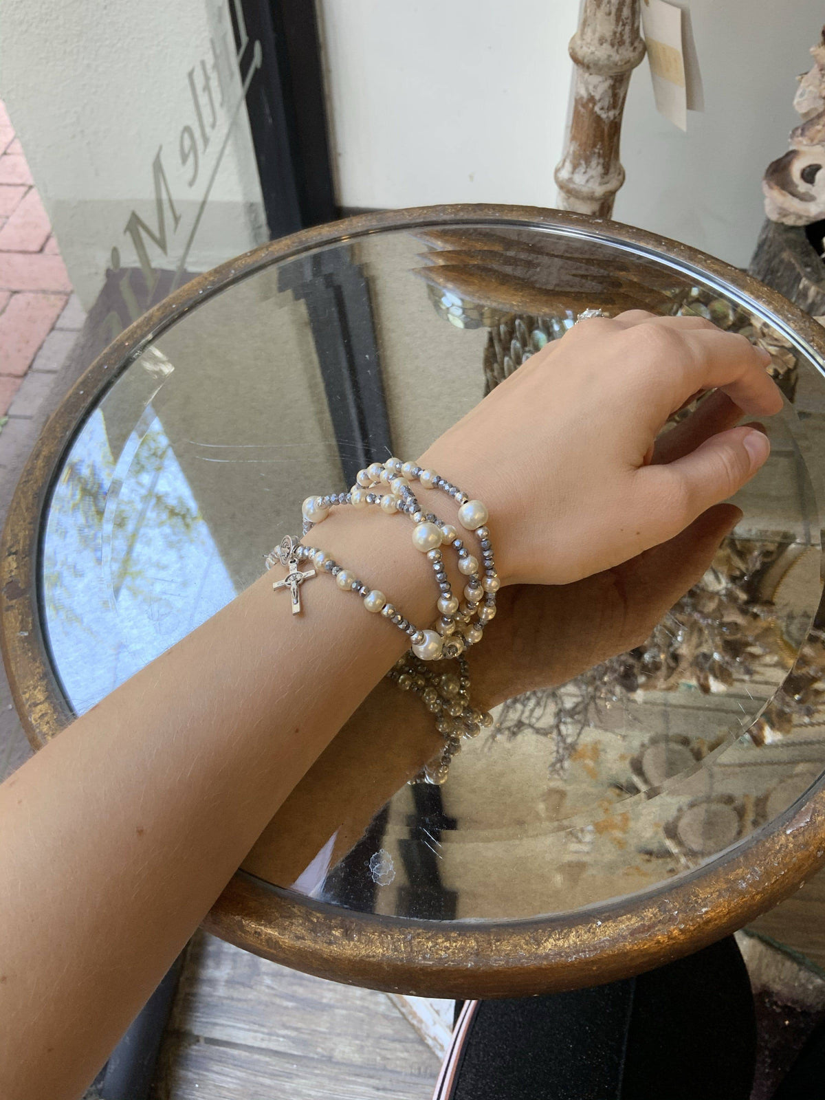 My Saint My Hero - My Saint My Hero Miracle's Rosary Pearl Wrap Bracelet - Little Miss Muffin Children & Home