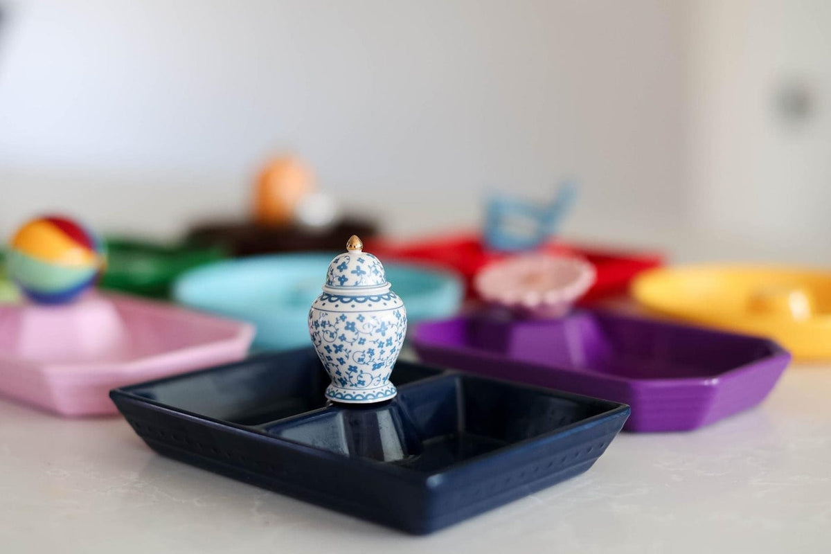 Nora Fleming Nora Fleming Ginger Jar Topper - Little Miss Muffin Children & Home