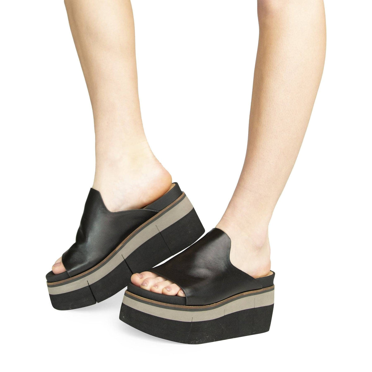 Naked Feet Naked Feet Flow Slide Sandal in Black - Little Miss Muffin Children & Home