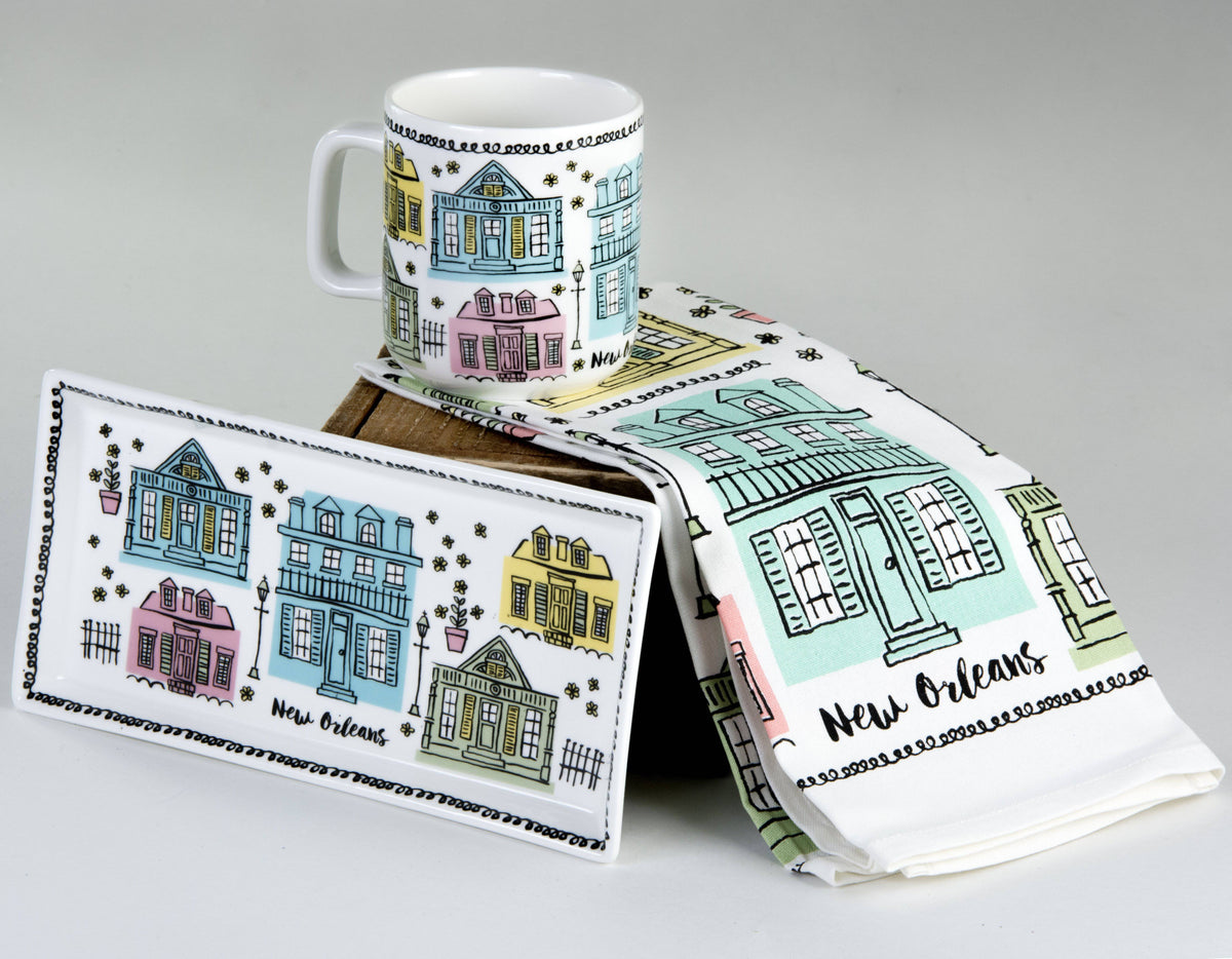 The Parish Line - The Parish Line Creole Cottages Coffee Mug 10207 - Little Miss Muffin Children & Home