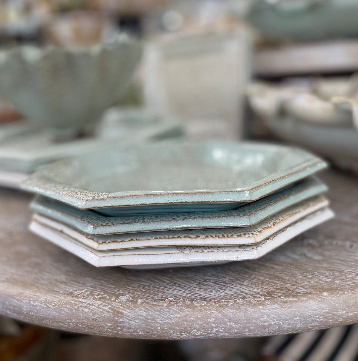 Potsalot Pottery Potsalot Pottery Small Octagon Platters - Little Miss Muffin Children & Home