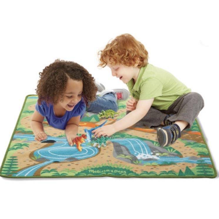 Melissa & Doug - Melissa & Doug Prehistoric Playground Dinosaur Rug - Little Miss Muffin Children & Home