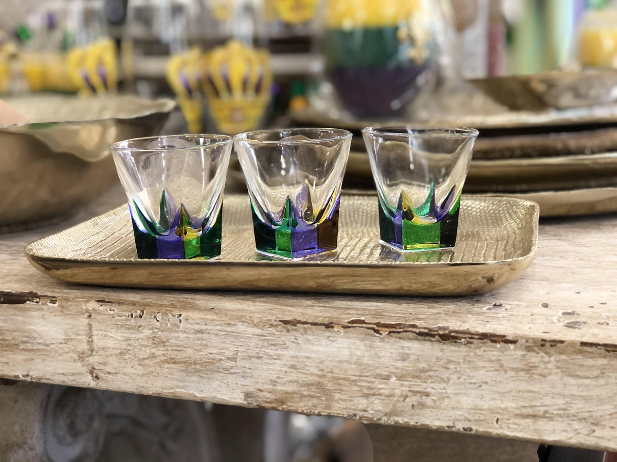 Gage Inc - Gage Inc Venetian Mardi Gras Fusion Shot Glass - Little Miss Muffin Children & Home