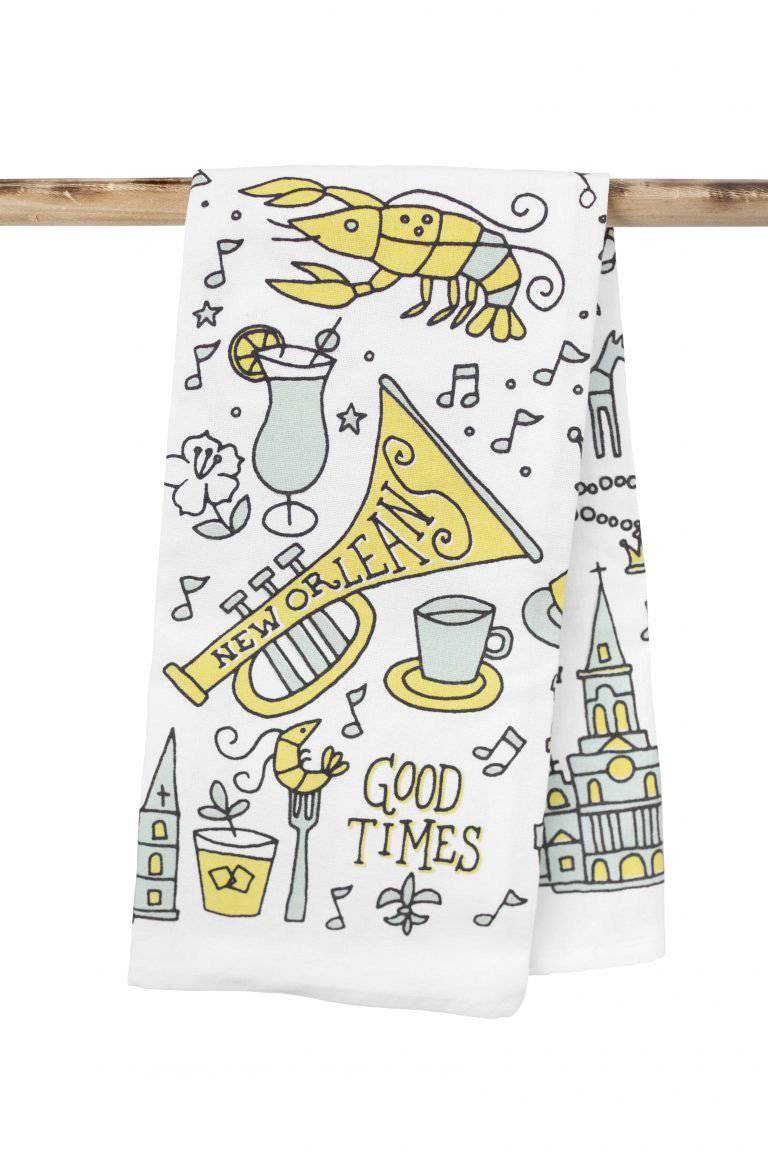 The Parish Line - The Parish Line New Orleans Good Times Kitchen Towel - Little Miss Muffin Children & Home