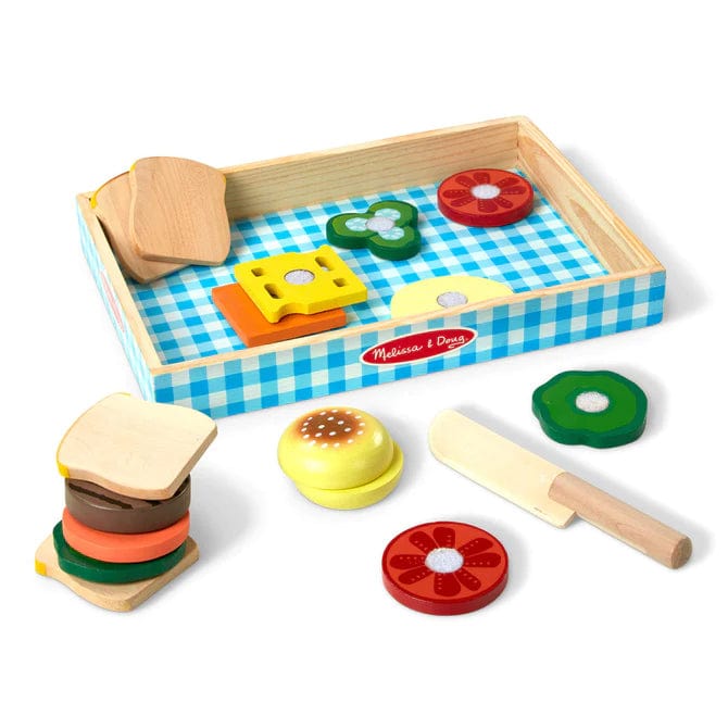 Melissa & Doug Melissa & Doug Sandwich Making Set - Wooden - Little Miss Muffin Children & Home