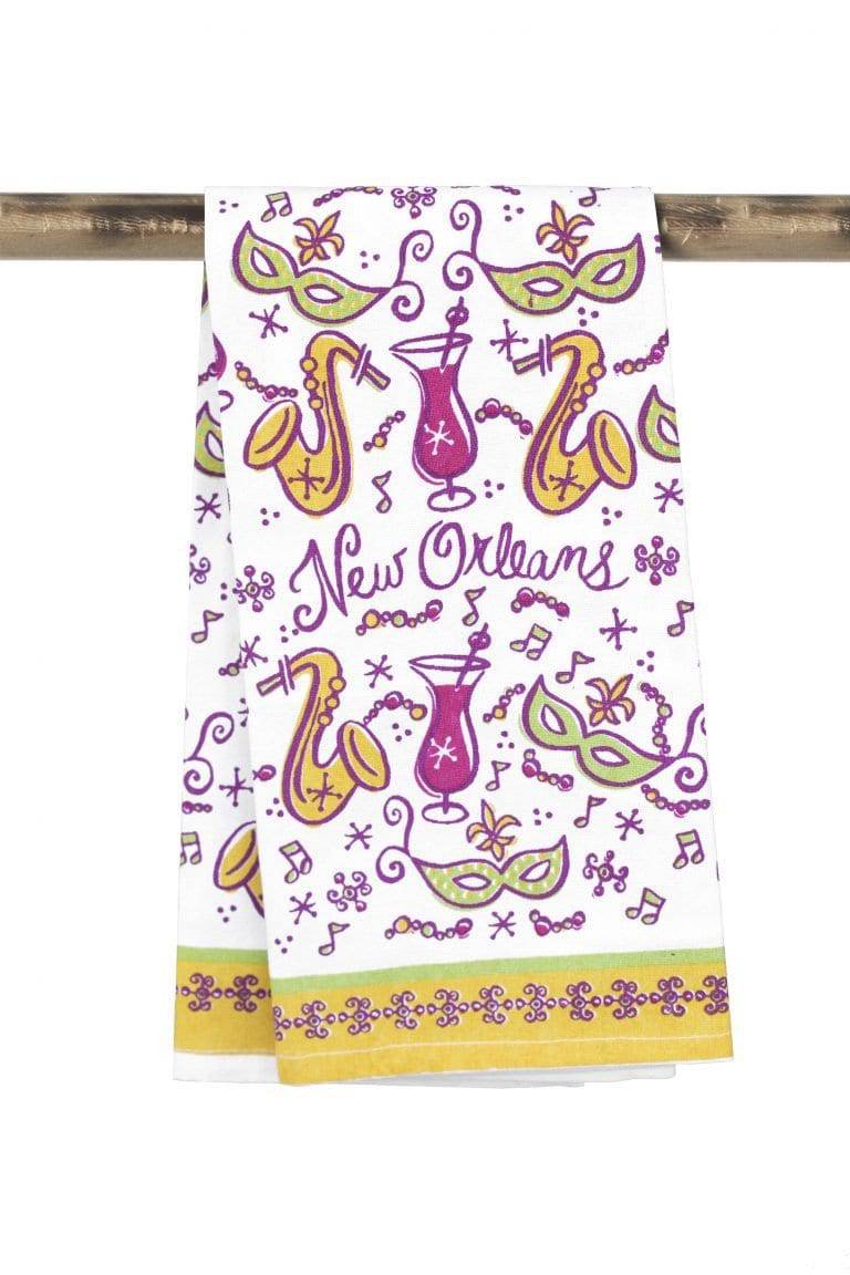 The Parish Line - New Orleans Icons Kitchen Towel - Little Miss Muffin Children & Home