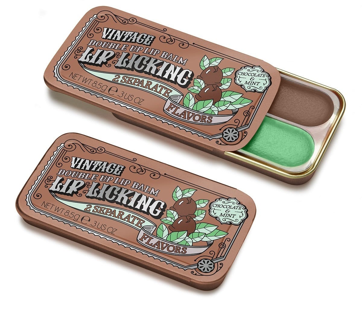 Tinte Cosmetics Tinte Cosmetics Double Up Lip Balm Chocolate & Mint - Little Miss Muffin Children & Home