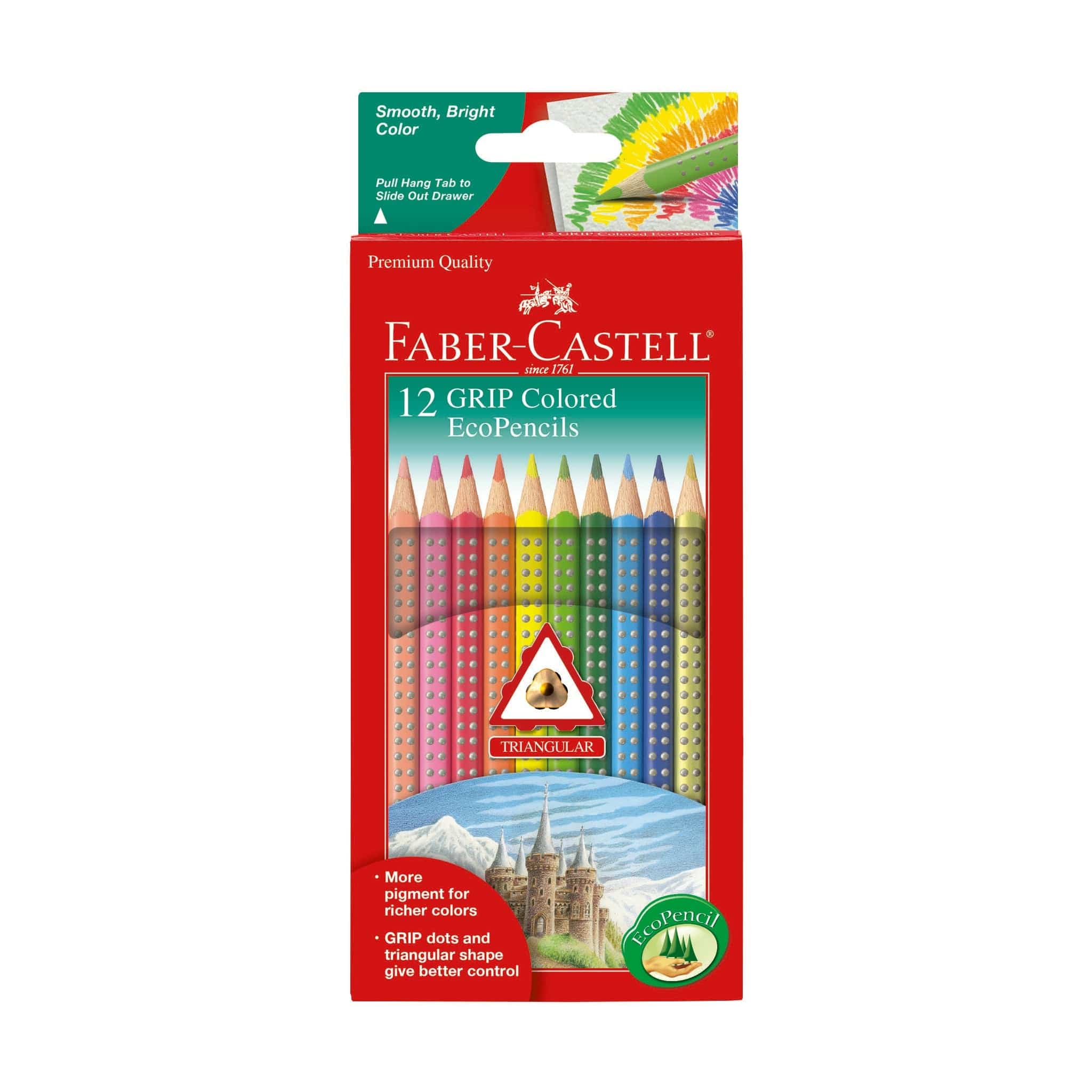 FAB - Faber-Castell Faber Castell 12ct Grip Colored EcoPencils - Little Miss Muffin Children & Home